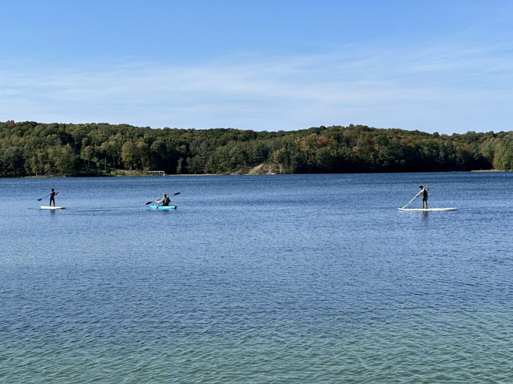 Kayak and paddleboard